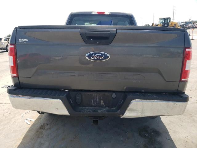 1FTEX1CB1KKC18296 - 2019 FORD F150 SUPER CAB GRAY photo 6