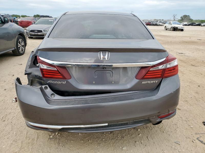 1HGCR2F54GA033574 - 2016 HONDA ACCORD SPORT 灰色 照片 6
