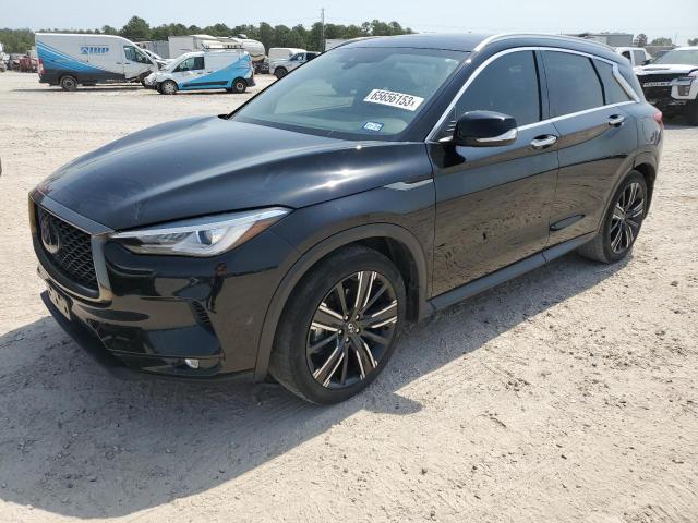 3PCAJ5BA4MF114465 - 2021 INFINITI QX50 LUXE BLACK photo 1