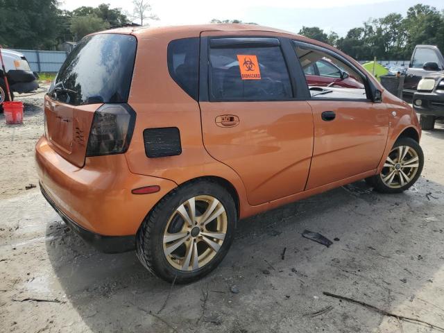 KL1TD66636B665026 - 2006 CHEVROLET AVEO BASE ORANGE photo 3