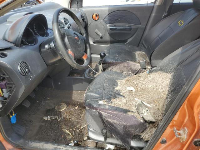 KL1TD66636B665026 - 2006 CHEVROLET AVEO BASE ORANGE photo 7