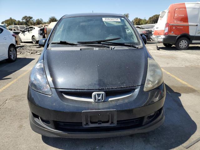 JHMGD38618S072286 - 2008 HONDA FIT SPORT BLACK photo 5