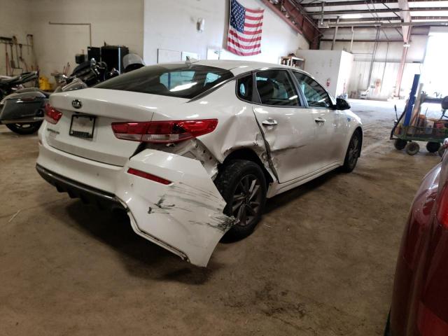 5XXGT4L33LG401435 - 2020 KIA OPTIMA LX WHITE photo 3