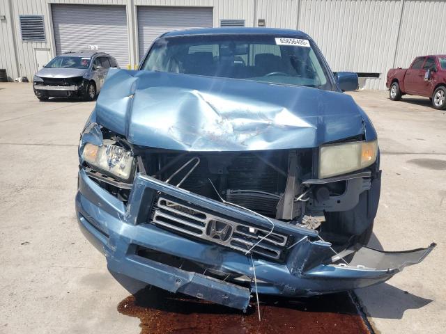 2HJYK16557H539575 - 2007 HONDA RIDGELINE RTL Көк фото 5