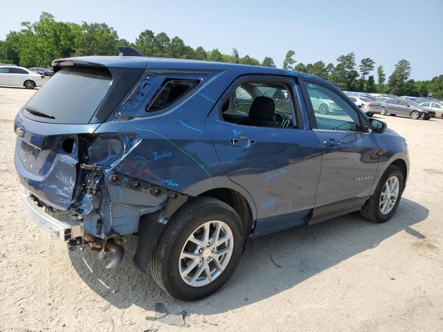 3GNAXKEG3RL179580 - 2024 CHEVROLET EQUINOX LT BLUE photo 3