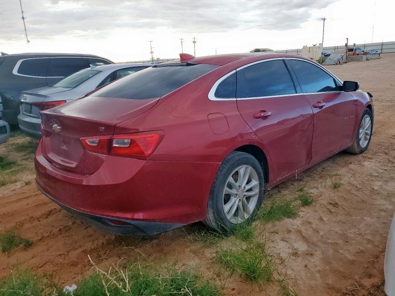 1G1ZE5ST5GF237533 - 2016 CHEVROLET MALIBU LT MAROON photo 3