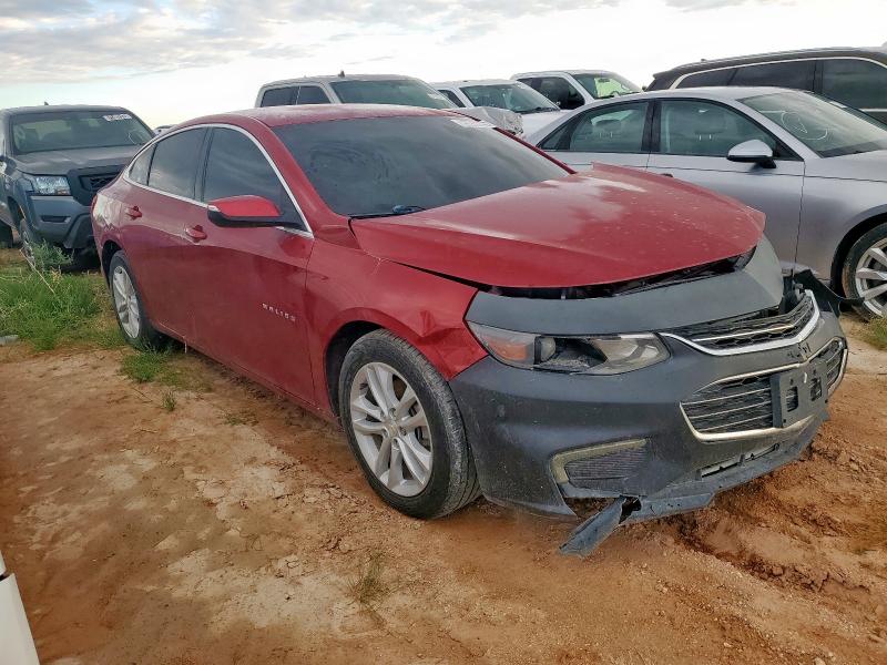 1G1ZE5ST5GF237533 - 2016 CHEVROLET MALIBU LT MAROON photo 4