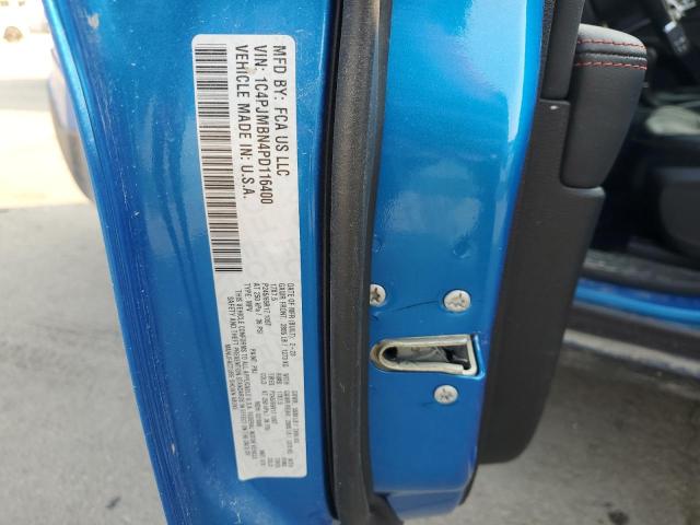 1C4PJMBN4PD116400 - 2023 JEEP CHEROKEE TRAILHAWK BLUE photo 13