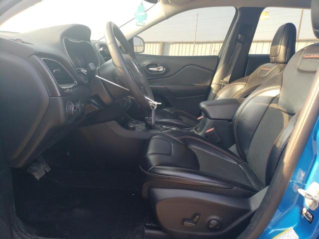 1C4PJMBN4PD116400 - 2023 JEEP CHEROKEE TRAILHAWK BLUE photo 7