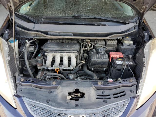 JHMGE88679S057884 - 2009 HONDA FIT SPORT BLUE photo 11