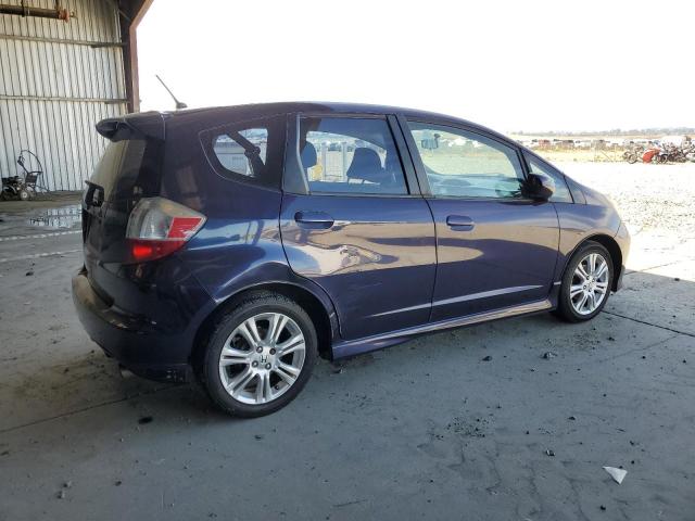 JHMGE88679S057884 - 2009 HONDA FIT SPORT BLUE photo 3