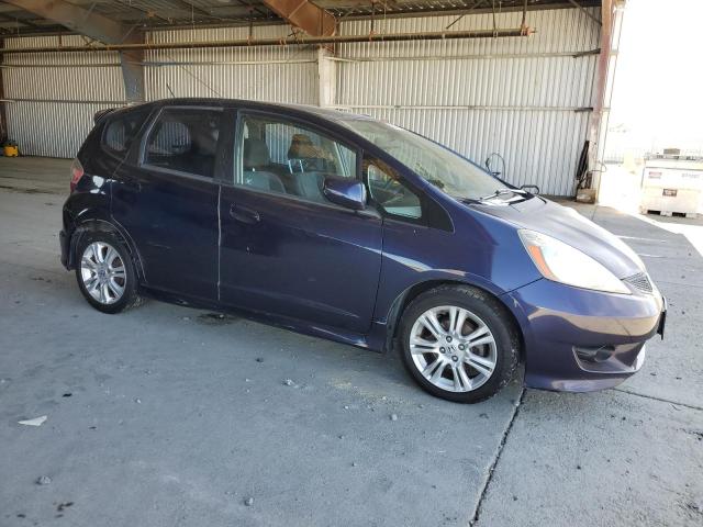 JHMGE88679S057884 - 2009 HONDA FIT SPORT BLUE photo 4