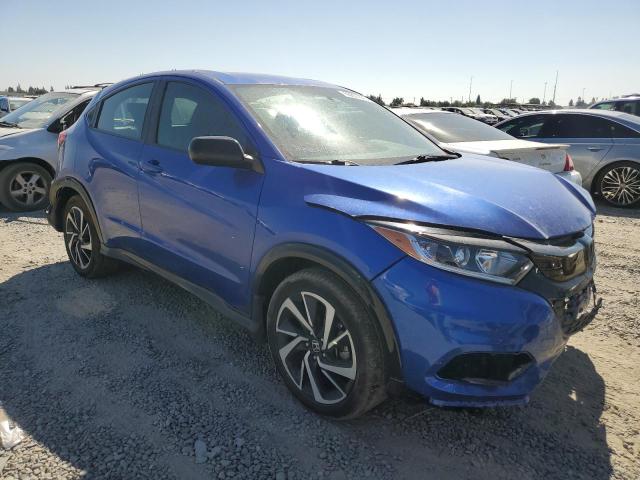 3CZRU6H10KG711072 - 2019 HONDA HR-V SPORT BLUE photo 4