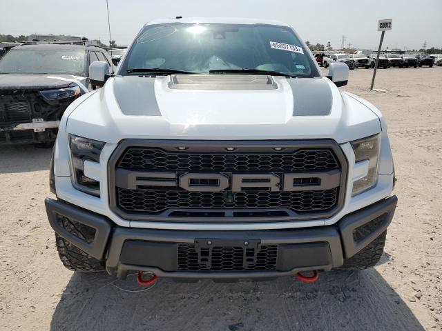 1FTEX1RG0JFA94550 - 2018 FORD F150 RAPTOR WHITE photo 5