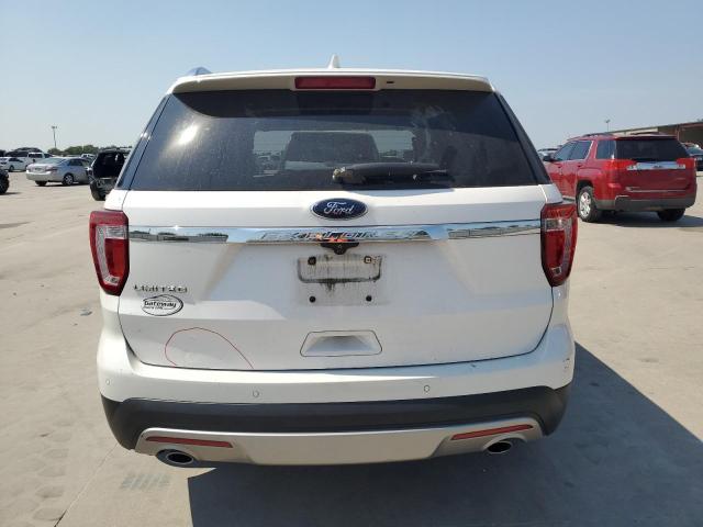 1FM5K7F87HGE36283 - 2017 FORD EXPLORER LIMITED WHITE photo 6