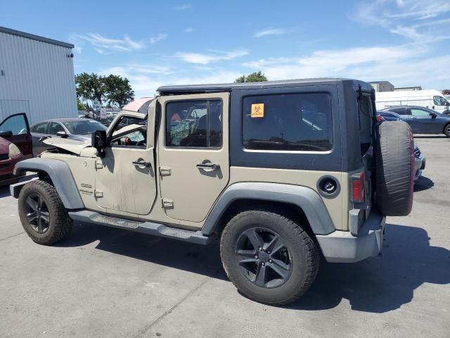 1C4BJWDG1HL719395 - 2017 JEEP WRANGLER U SPORT BEIGE photo 2