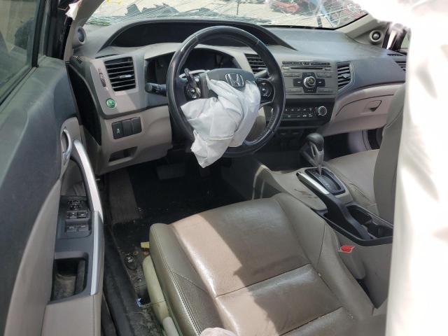 2HGFG3B08CH515916 - 2012 HONDA CIVIC EXL ნაცრისფერი ფოტო 8