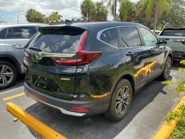 5J6RW2H56MA007451 - 2021 HONDA CR-V EX BLACK photo 3