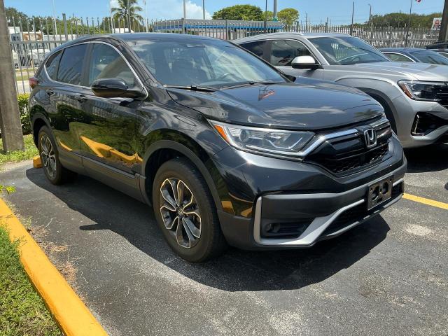 5J6RW2H56MA007451 - 2021 HONDA CR-V EX BLACK photo 4