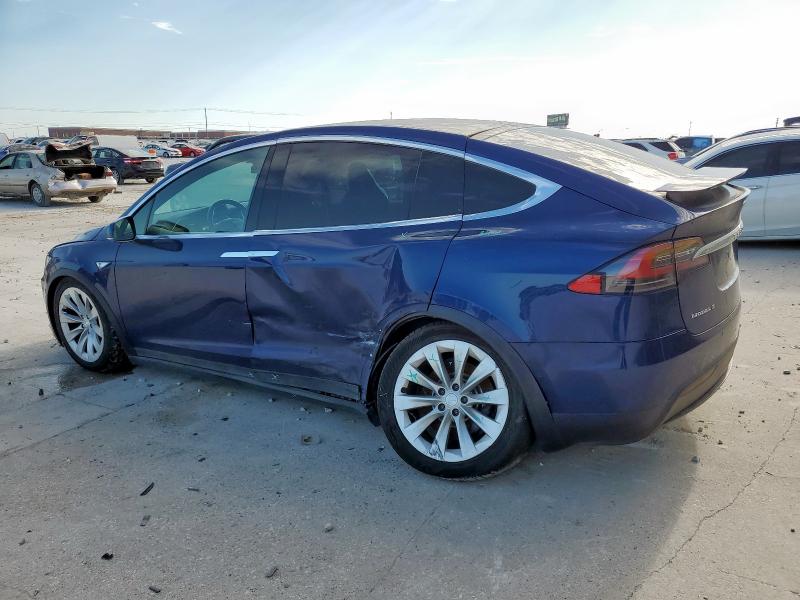 5YJXCBE2XGF015936 - 2016 TESLA MODEL X 蓝色 照片 2