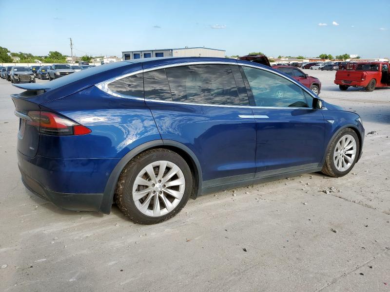 5YJXCBE2XGF015936 - 2016 TESLA MODEL X 蓝色 照片 3