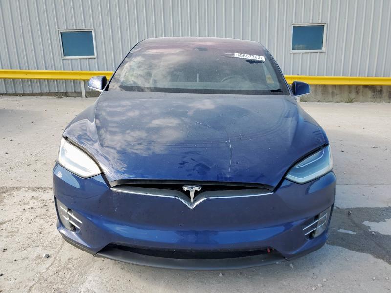 5YJXCBE2XGF015936 - 2016 TESLA MODEL X 蓝色 照片 5