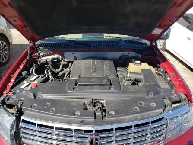 5LMFU28537LJ10472 - 2007 LINCOLN NAVIGATOR წითელი ფოტო 12