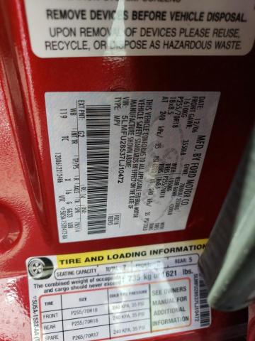 5LMFU28537LJ10472 - 2007 LINCOLN NAVIGATOR წითელი ფოტო 13