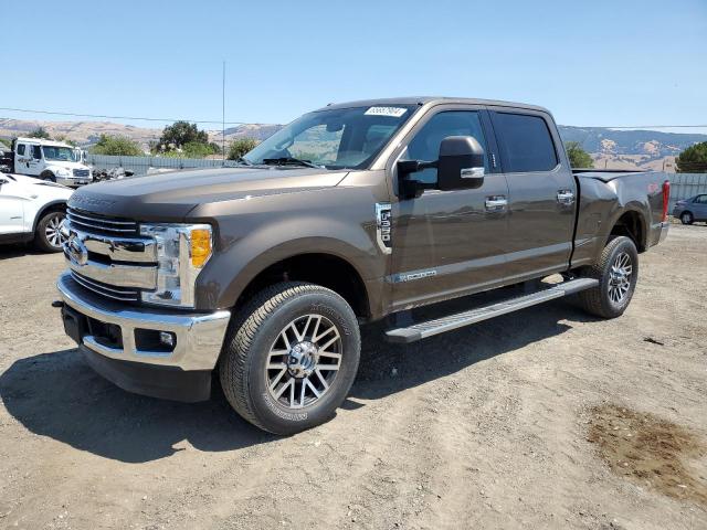 1FT8W3BT5HEF49296 - 2017 FORD F350 SUPER DUTY BROWN photo 1