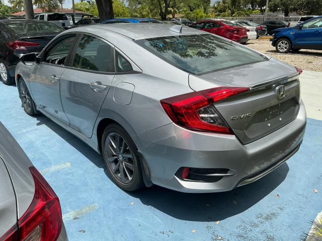 19XFC1F36ME010859 - 2021 HONDA CIVIC EX SILVER photo 2