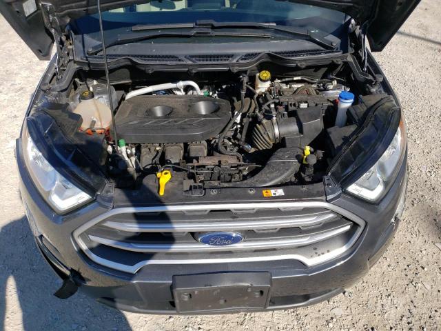 MAJ6S3GL7KC286670 - 2019 FORD ECOSPORT SE Gris foto 12