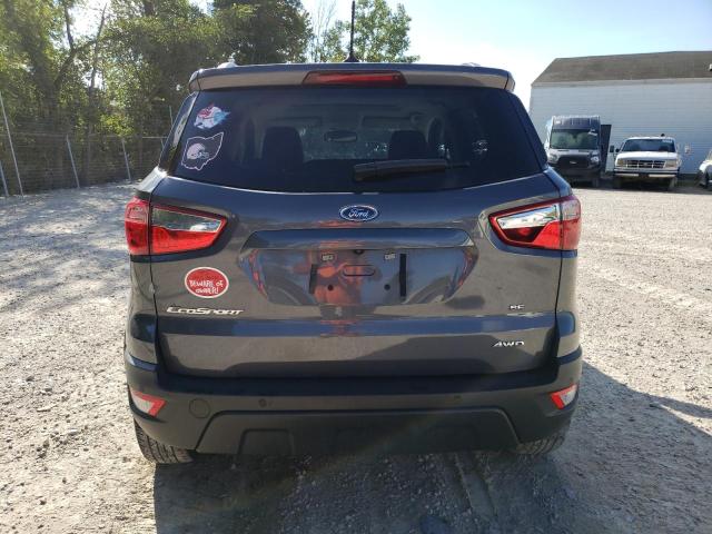 MAJ6S3GL7KC286670 - 2019 FORD ECOSPORT SE Gris foto 6
