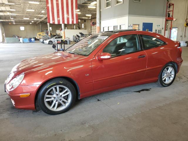 WDBRN40J13A536462 - 2003 MERCEDES-BENZ C 230K SPORT COUPE RED photo 1