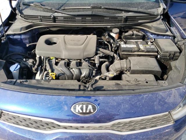 3KPA24AB3KE205943 - 2019 KIA RIO S BLUE photo 11