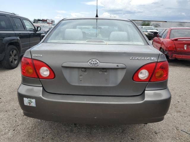 1NXBR38E44Z261464 - 2004 TOYOTA COROLLA CE TAN photo 6