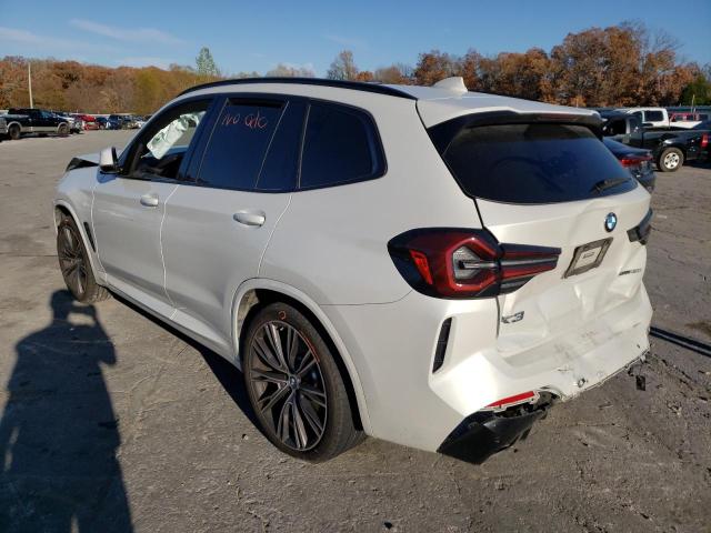 5UX53DP08N9K84943 - 2022 BMW X3 XDRIVE30I WHITE photo 3