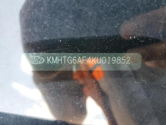 KMHTG6AF4KU019852 - 2019 HYUNDAI VELOSTER BASE GRAY photo 12