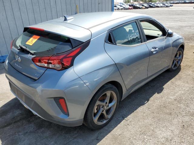 KMHTG6AF4KU019852 - 2019 HYUNDAI VELOSTER BASE GRAY photo 3