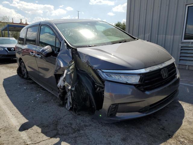 5FNRL6H50NB029265 - 2022 HONDA ODYSSEY EX GRAY photo 4