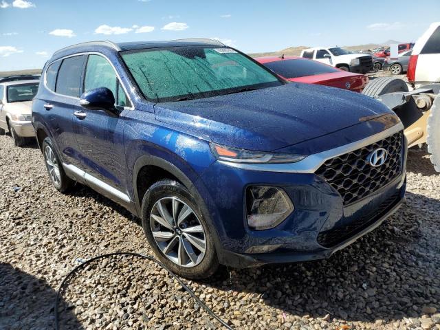 5NMS3CAD3LH226699 - 2020 HYUNDAI SANTA FE SEL BLUE photo 4