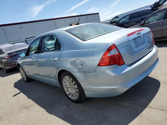 3FADP0L32BR303244 - 2011 FORD FUSION HYBRID TURQUOISE photo 2