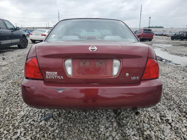 3N1CB51D05L590901 - 2005 NISSAN SENTRA 1.8 BURGUNDY photo 6