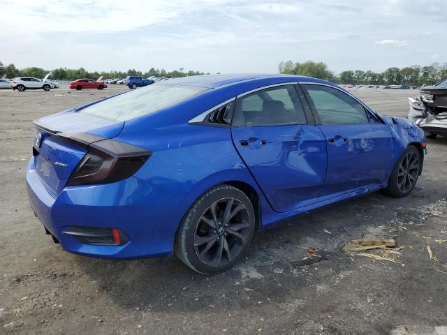 2HGFC2F89KH504167 - 2019 HONDA CIVIC SPORT ლურჯი ფოტო 3