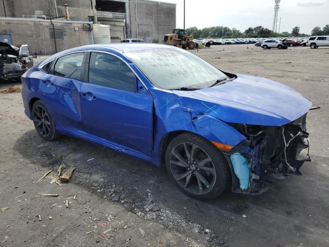 2HGFC2F89KH504167 - 2019 HONDA CIVIC SPORT ლურჯი ფოტო 4