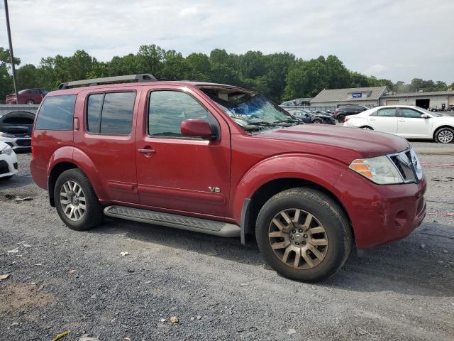 5N1BR18B38C639148 - 2008 NISSAN PATHFINDER LE RED photo 4