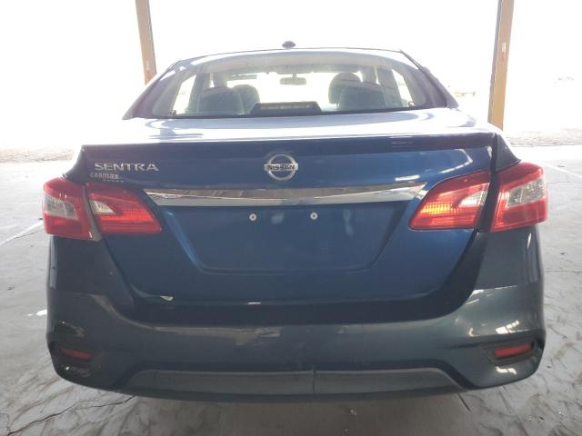 3N1AB7AP0HY350316 - 2017 NISSAN SENTRA S BLUE photo 6