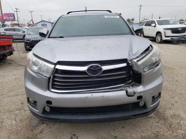 5TDZKRFH1GS134977 - 2016 TOYOTA HIGHLANDER LE SILVER photo 5