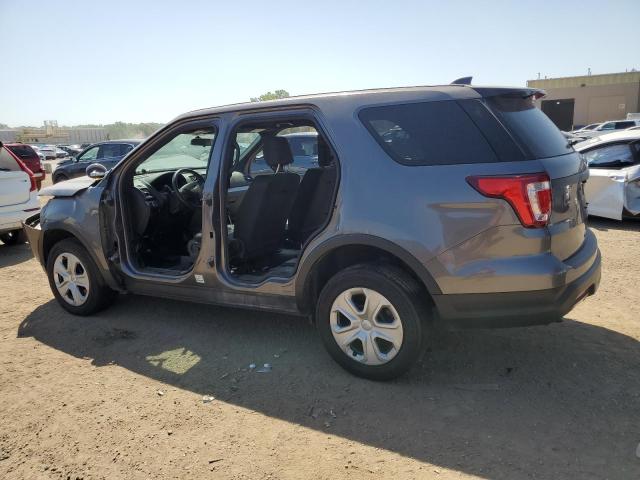 1FM5K8AT3KGA32423 - 2019 FORD EXPLORER POLICE INTERCEPTOR Сұр фото 2