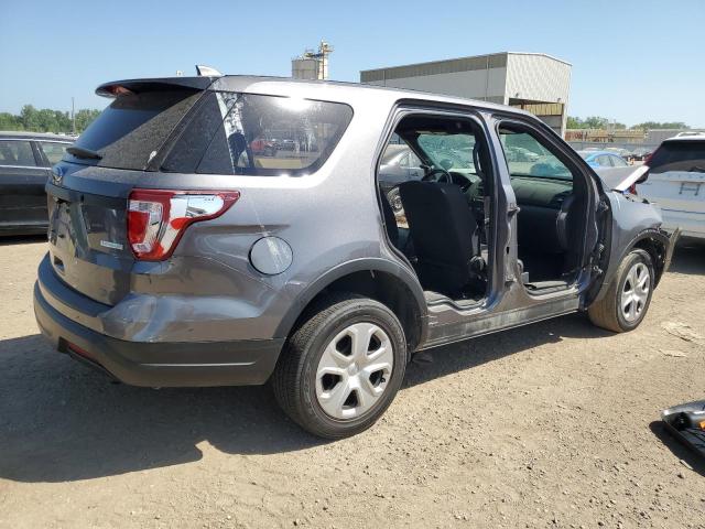 1FM5K8AT3KGA32423 - 2019 FORD EXPLORER POLICE INTERCEPTOR Сұр фото 3