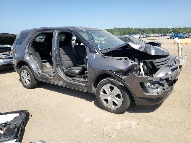 1FM5K8AT3KGA32423 - 2019 FORD EXPLORER POLICE INTERCEPTOR Сұр фото 4